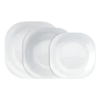 Nadir Opaline Aparelho de Jantar Plaza Nadir Opaline 12 Peças Branco
