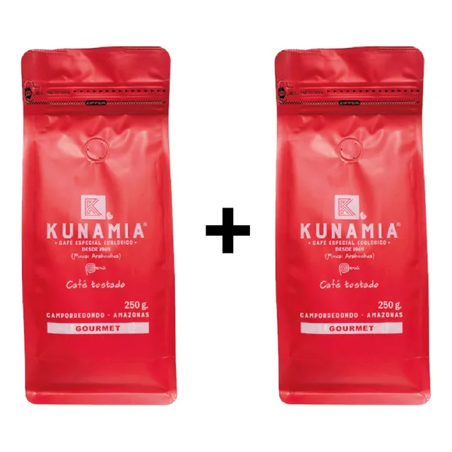 02 Paquetes Café Kunamía 250gr C/u -molido-