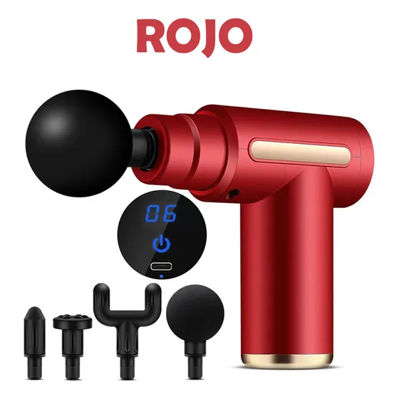 Pistola De Masaje Masajeador Percutor Portátil Recargable