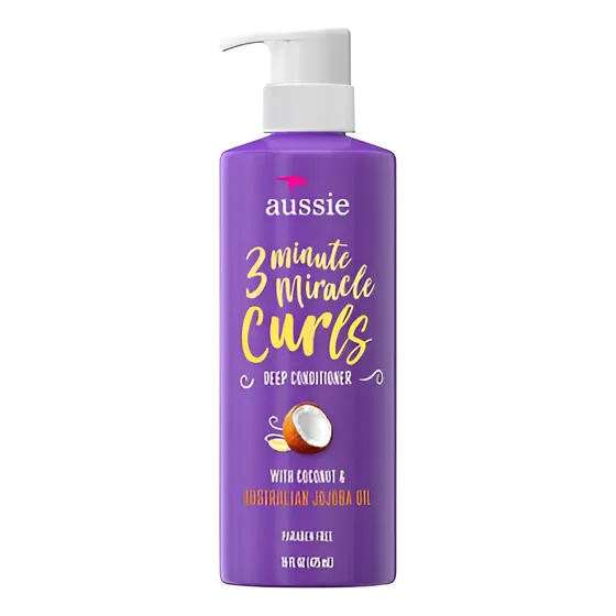 Mascara Capilar Aussie 3 Minute Miracle Curls 475ml