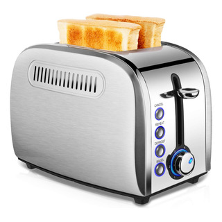 Jewjio Tostadora De 2 Rebanadas Mejor Calificada: Acero Inox Jewjio Tostadora De 2 Rebanadas Mejor Calificada: Acero Inox
