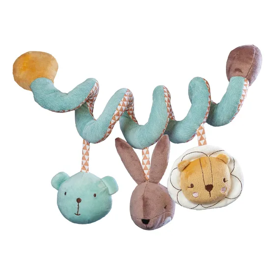 Juguete Colgante Espiral Móvil Cunero Bebe Animales Storki