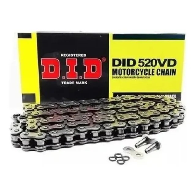 Cadena De Transmision 520 118 Vd Did Brasil O Ring Fas Motos