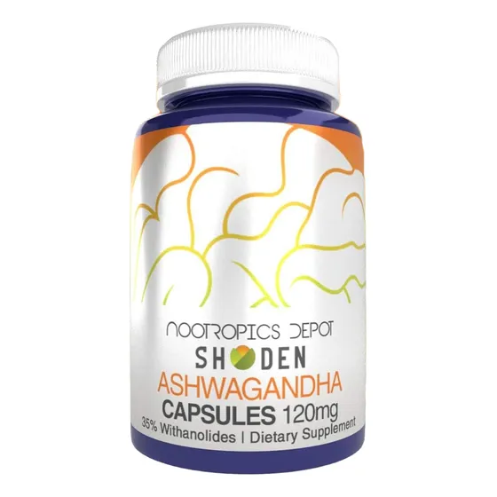 Suplemento Nootropics Depot Ashwagandha Cápsulas 120 Mg Sabor Sin Sabor