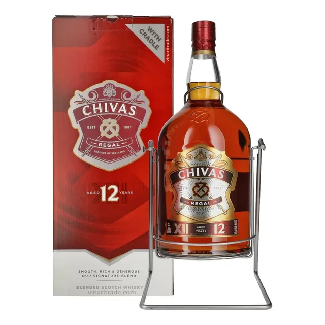 Whisky Scotch Chivas Regal Whisky Escocia botella 4.5 L