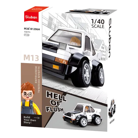 Auto Sluban Hell Of Slush M38-b1206 Varios Modelos 7-13 Años
