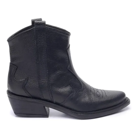Botitas Dama Cuero Botas Mujeres Texanas Bellas Heben Chic