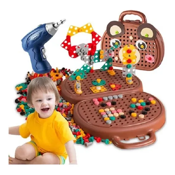 Juego De Herramientas Para Niños  Bloques De Contruccion