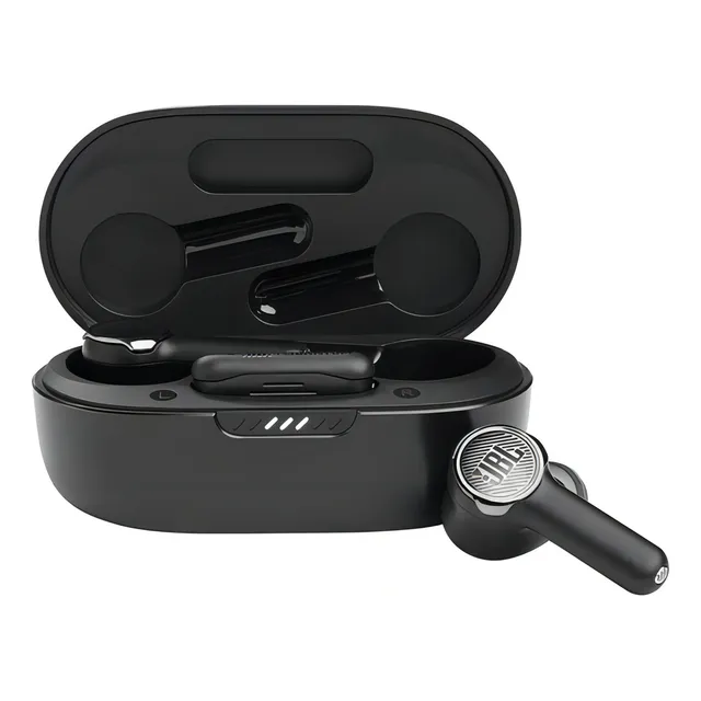 Auriculares Gamer Bluetooth Jbl Harman Quantum Tws Base De Carga Color Negro