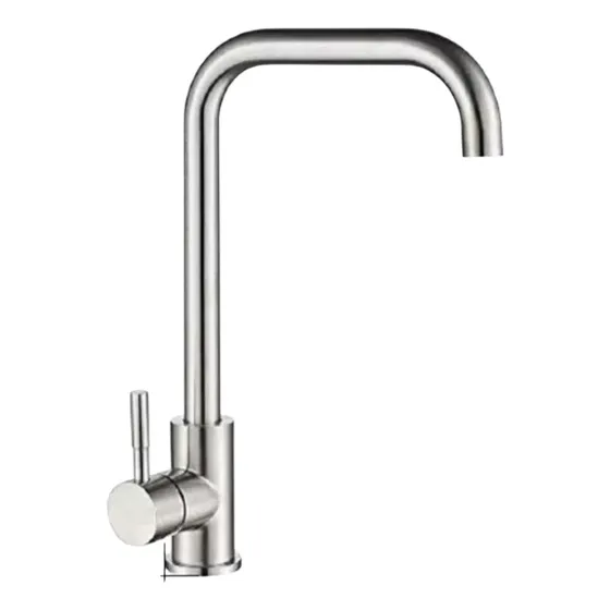 Llave De Fregadero Lavaplatos Cromada  De Lujo Monomando 