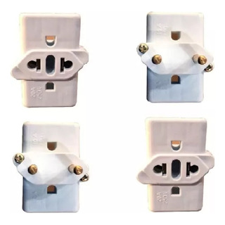 Adaptador De Tomada Benjamin Te Parafuso Kit 100 Plugue Pino Adaptador De Tomada Benjamin Te Parafuso Kit 100 Plugue Pino