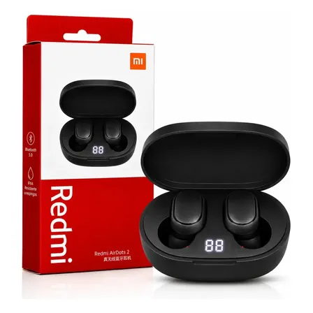 Xiaomi Redmi Airdots 2 Fone Bluetooth Tws Com Microfone Hd Preto