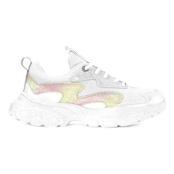 Zapatillas Deportivas Urbanas Niñas Brillos Atomik Platinic