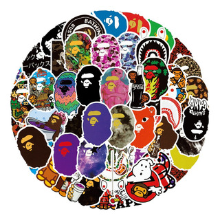 A Bathing Ape 50 Calcomanias Stickers De Pvc Vs Agua Skate A Bathing Ape 50 Calcomanias Stickers De Pvc Vs Agua Skate