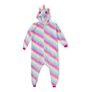 Pijama Unicornio Entero Estrella Multicolor Invierno Adulto Pijama Unicornio Entero Estrella Multicolor Invierno Adulto
