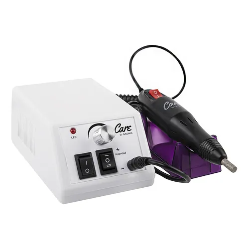 Kit Torno Para Uñas Care By Gadnic T20k Brocas Limas Pinzas Accesorios