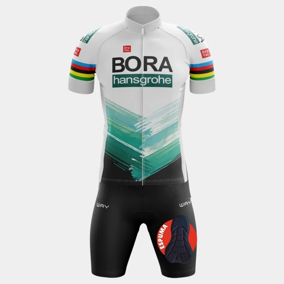 Conjunto De Ciclismo Com Forro De Espuma Roupa Para Pedal Uv