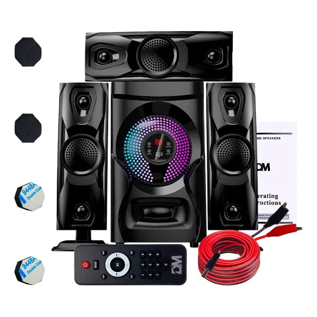 Minicomponente Bluetooth Con Luz Led Dm-s10