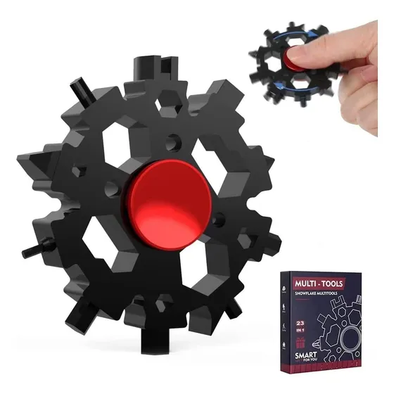 Multi Copo Nieve 23 1 Spinner Edc Para Aliviar Estr Rojo