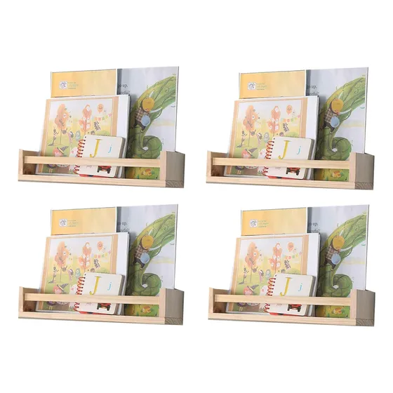 Hapoo Estante Flotante Madera Para Habitacion Niño Juego 4