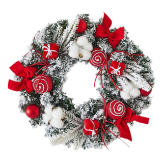 Coronas De Puerta De Navidad,corona De 40 Cm De Diámetro Coronas De Puerta De Navidad,corona De 40 Cm De Diámetro