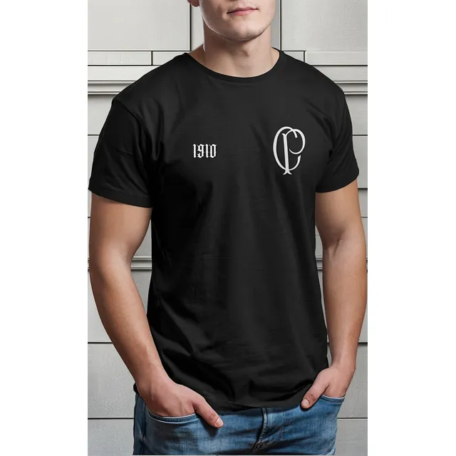 Camiseta Cp Corinthians Timão Sccp 1910 Torcida Fiel Gavião