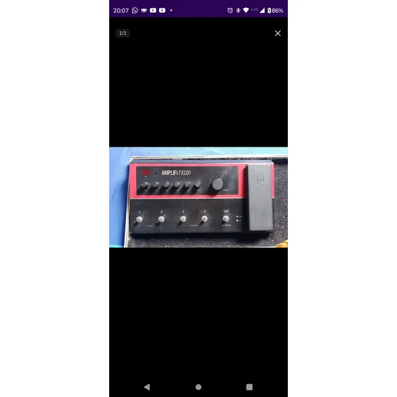 Pedaleira Line 6 Amplifi Fx 100