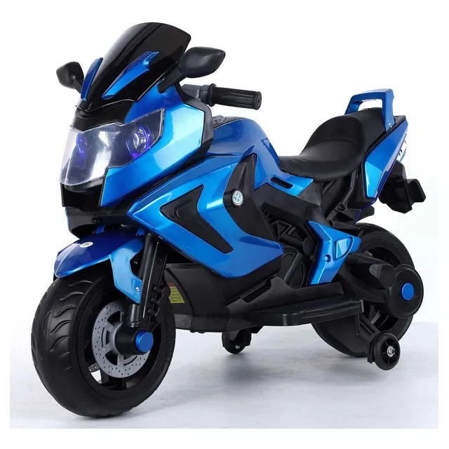Moto A Bateria Con Asiento De Cuero Para Niños Hasta 50 K