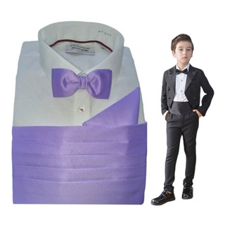Fajilla Con Moño Y Pañuelo Infantil Ajustable Para Niños Fajilla Con Moño Y Pañuelo Infantil Ajustable Para Niños