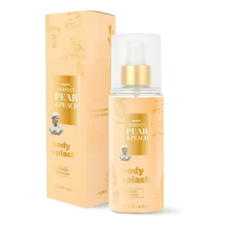 Body Splash Perfect Pear & Peach Colônia 200ml Wepink