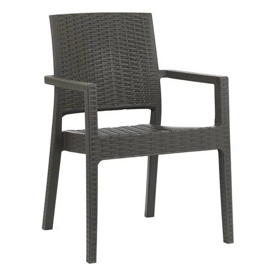 Silla De Jardin Milano Rattan Apilable Garden Life