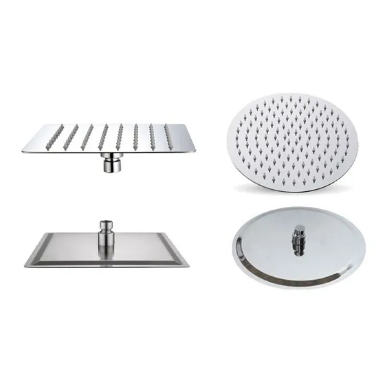 Regadera Ducha Moderna Ultradelgada Ultrafina Redonda Cuadra