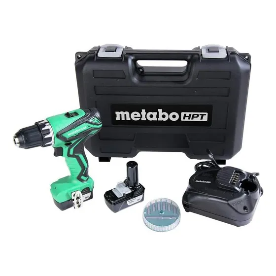 Metabo Hpt Drinless Drill | Pico De 12v | Incluye Baterías D