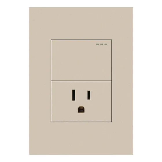 Interruptor + Toma Corriente Dorado De Lujo Exclusivo