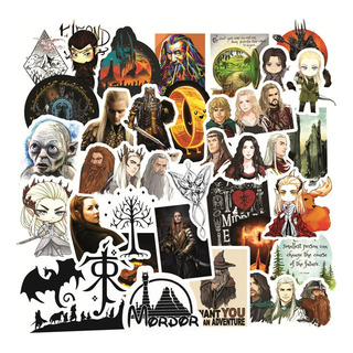 The Hobbit 100 Calcomanias Stickers De Pvc Vs Agua The Hobbit 100 Calcomanias Stickers De Pvc Vs Agua