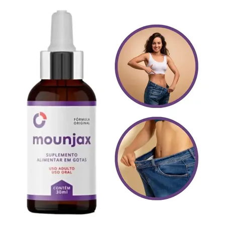 Mounjax Gotas Suplemento Alimentar Líquido 30ml 1un - Laranja