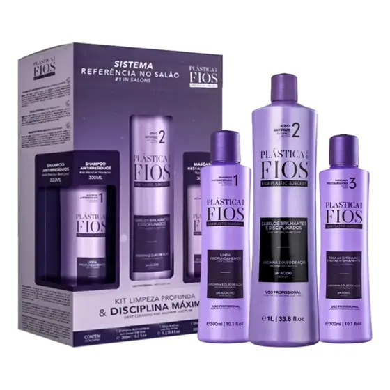 Cadiveu Plástica Dos Fios Ativo 1l Sh Masc 300ml Original