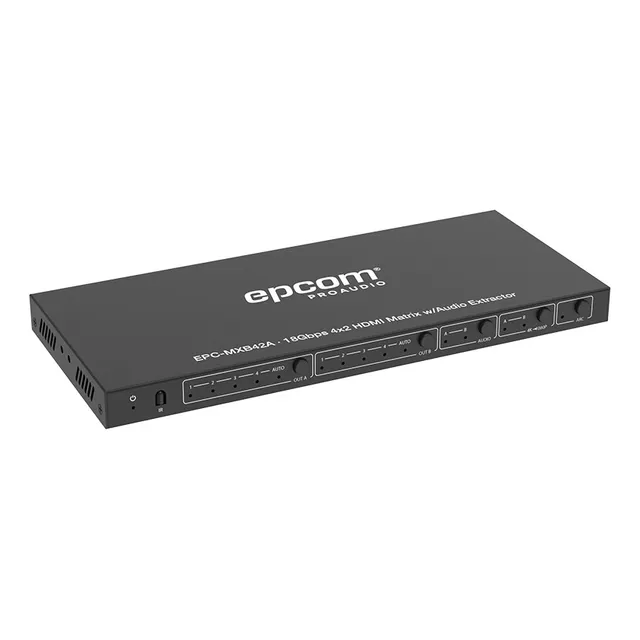 Matricial Hdmi Epcom 4x2 4k2k@60hz Hdr Ycbcr 4:4 Epc-mxb42a