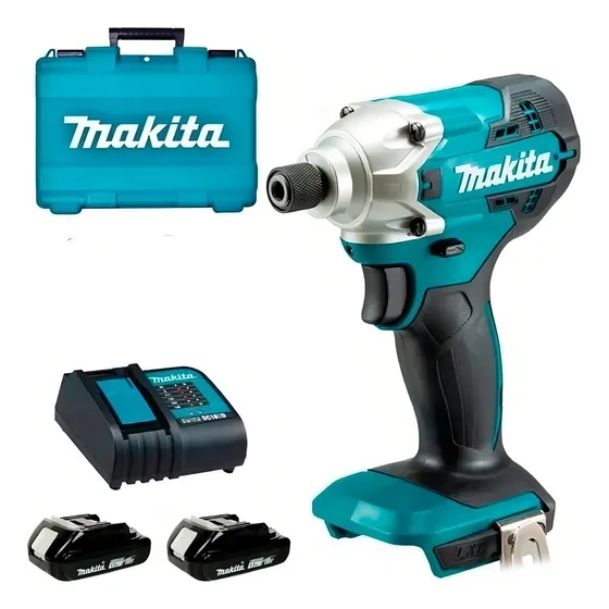 Atornillador Impacto Inalámbrico Makita Dtd156sye - 155 Nm Color Turquesa 18V