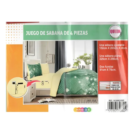 Juego De Sábana 4 Piezas Pasión Goajira