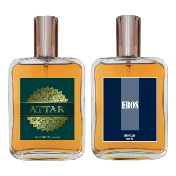 Kit Perfume Masculino - Attar + Eros 100ml