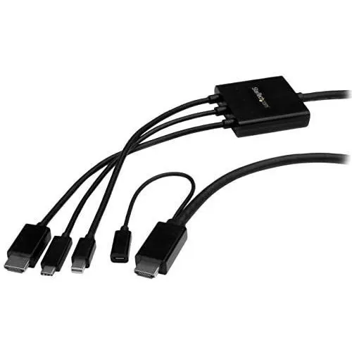 Adaptador Hdmi Startech Cmdphd2hd 4k 30hz Usb C -negro