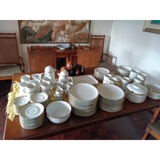 Vajilla Fina De Porcelana Alemana Bavaria
