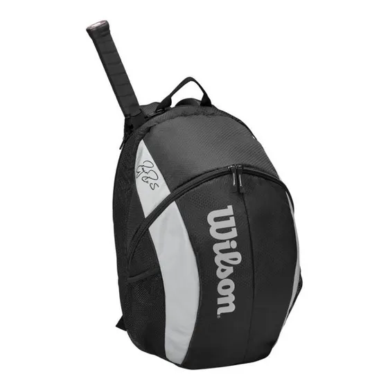 Mochila del equipo Wilson Federer color negro
