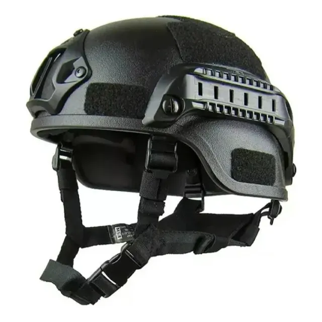 Casco Táctico Con Orejeras Para Motorizado O Deporte