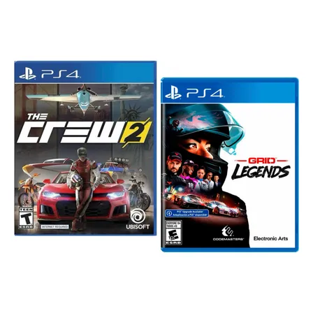 Combo Pack The Crew 2 + Grid Legends Ps4 Nuevos Sellados*