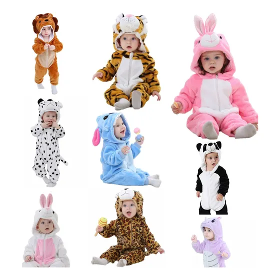 Pijama Y Disfraz Bebes Entero Animales Kigurumis Polar