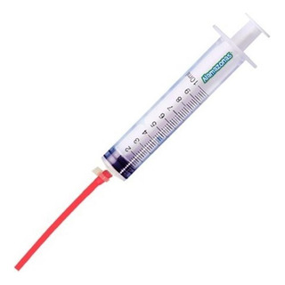 Jeringa Para Papilla 10ml (embuchar) Extensión De Latex 5mm Jeringa Para Papilla 10ml (embuchar) Extensión De Latex 5mm