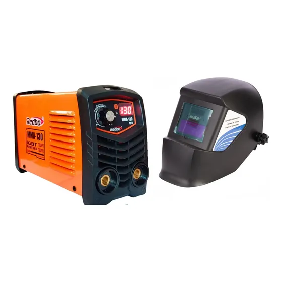 Combo Redbo Soldadora 130a 220v + Careta Para Soldar Wh9035-
