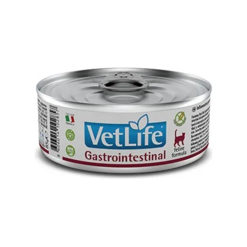 12 Lata Vet Life Gastro Intestinal Gato 85gr. 